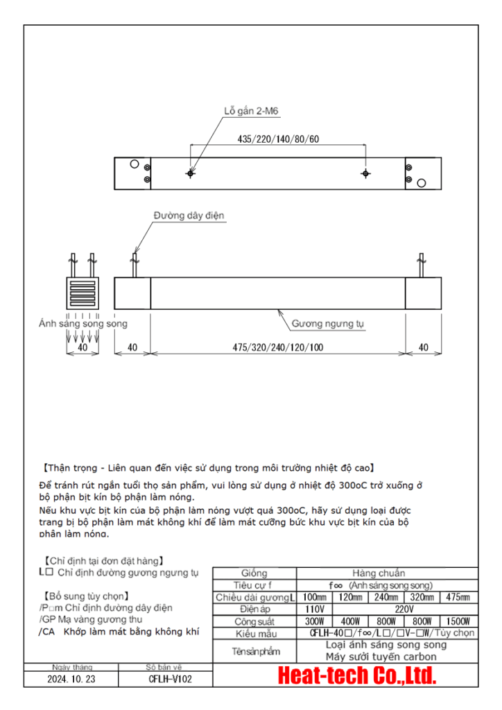 Cấu trúc của CFLH-40