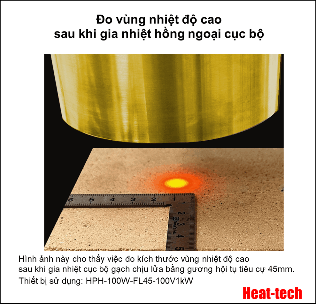 3. Khoảng cách tiêu điểm và đường kính tiêu điểm của HPH-100